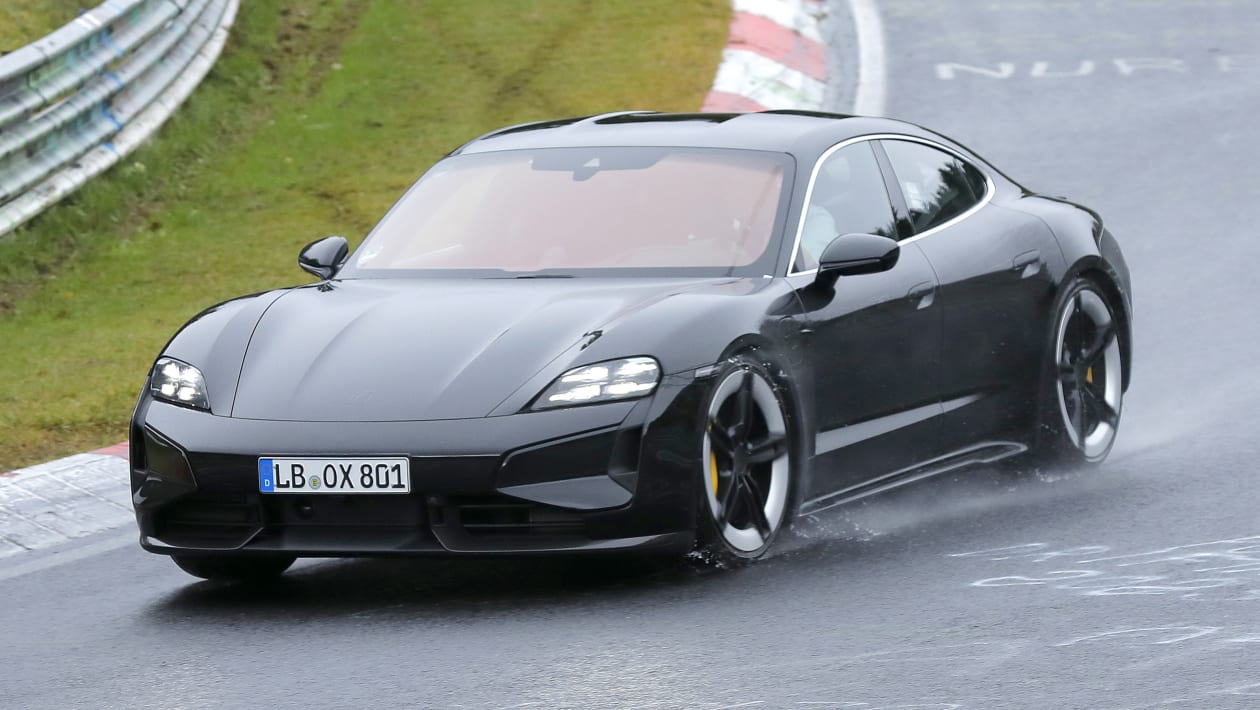 New Porsche Taycan facelift pictures Auto Express